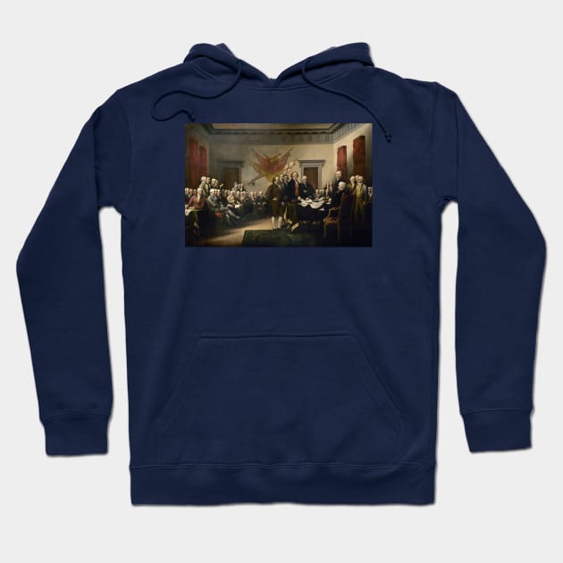 Signing The Declaration Of Independence Hoodie by warishellstore